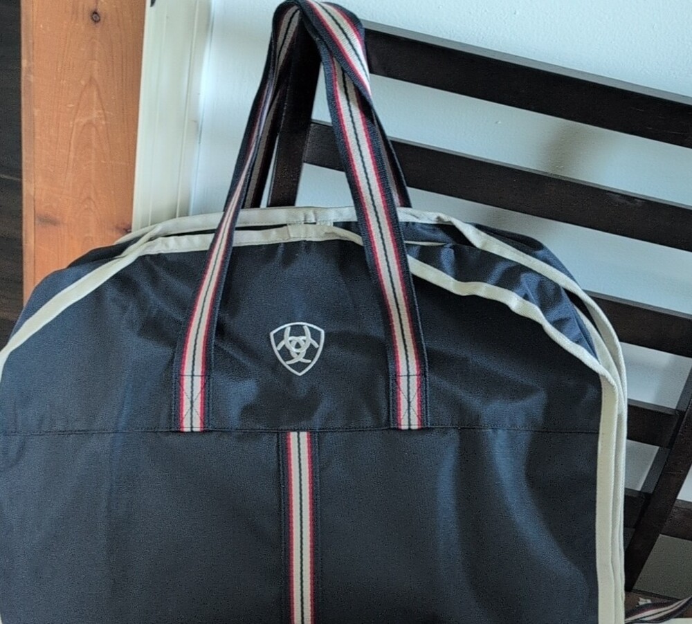 USEF Dark Blue Garment Bag with Contrast Trim